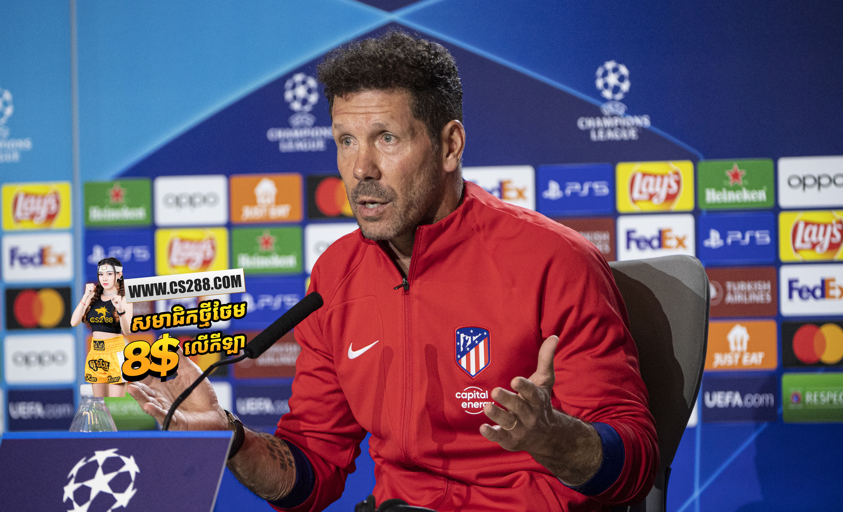 Diego Simeone ចេញមកបដិសេដការលើកឡើងរបស់ Vini ហើយឆ្លៀតរំលឹករឿងរបស់កីឡាកររូបនេះមួយទៀត​